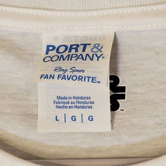 Star Wars Ahsaka Tano Tee Tshirt Unisex L White Graphic Print Short Sleeves New - Picture 5 of 7